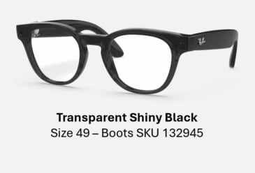 Transparent Shiny Black